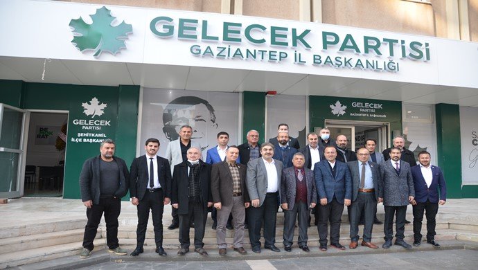 Arif GEDEMENLİ, İlk Ziyaretini Gelecek Partisi Gaziantep il Başkanlığına Yaptı