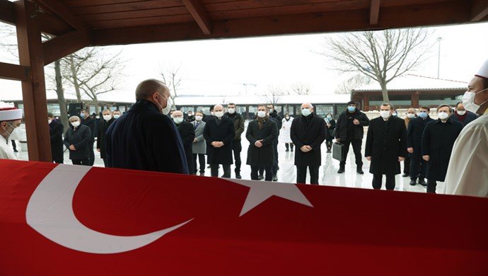 Cumhurbaşkanı Erdoğan, Prof. Dr. Nur Vergin’in cenaze törenine katıldı