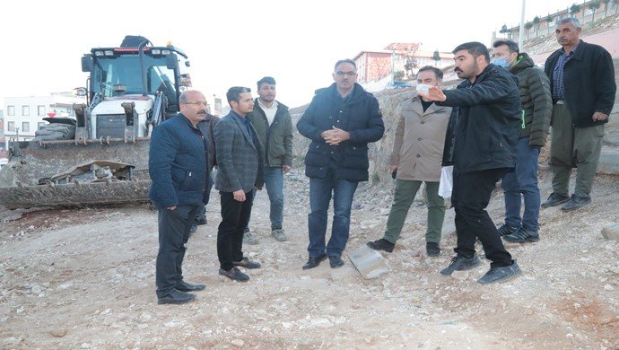 EYYÜBİYE BELEDİYESİ 15 TEMMUZ’DA ŞELALE VE PARK YAPIMINA  BAŞLADI