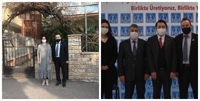 YÜKSEK MİMAR MEHMET DANAOĞLU’ NDAN İSLİM ARIKAN VE AYKUT KOCALAR `A ZİYARET