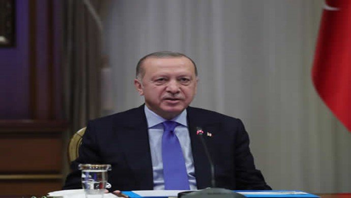 Cumhurbaşkanı Erdoğan, Almanya Başbakanı Merkel ile video konferans görüşmesi gerçekleştirdi