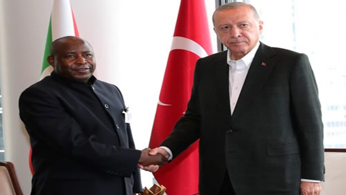 Cumhurbaşkanı Erdoğan, Burundi Cumhurbaşkanı Ndayishimiye ile görüştü