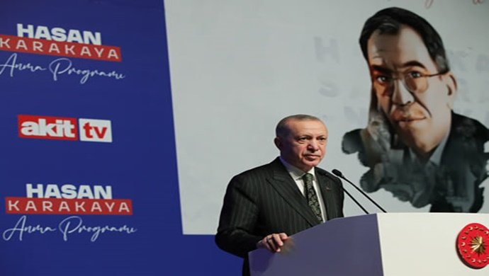 Cumhurbaşkanı Erdoğan, “Vefatının 6. Yıl Dönümünde Hasan Karakaya’yı Anma Programı”na katıldı