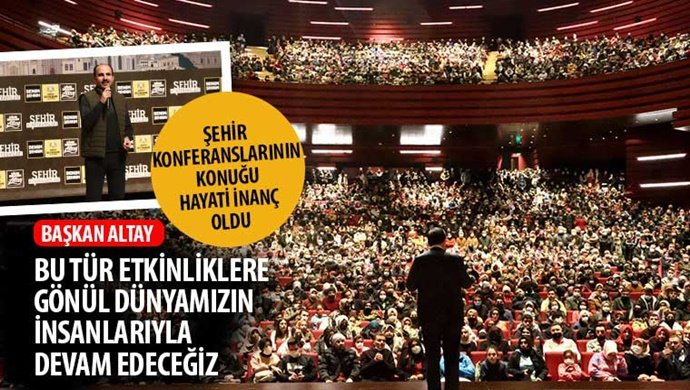 Şehir Konferanslarının Konuğu Hayati İnanç Oldu