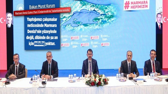 BAKAN KURUM “MARMARA DENİZİ EYLEM PLANI İL DEĞERLENDİRME TOPLANTISINDA” KONUŞTU