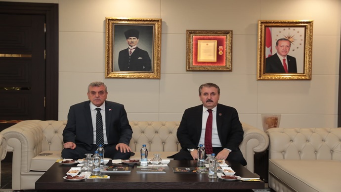 BBP GENEL BAŞKANI DESTİCİ’DEN BAŞKAN BEYAZGÜL’E ZİYARET