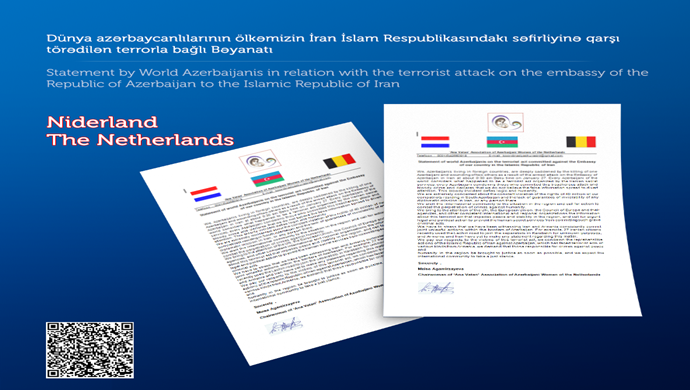 Nidderlanddakı icmamız beynəlxalq təşkilatlara müraciət edib