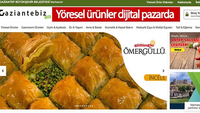 GAZİANTEBİZ YÖRESEL ÜRÜNLER DİJİTAL PAZARDA