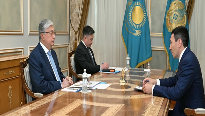 Başkan Kassym-Jomart Tokayev, Samruk-Kazyna JSC Yönetim Kurulu Başkanı Nurlan Zhakupov’u kabul etti